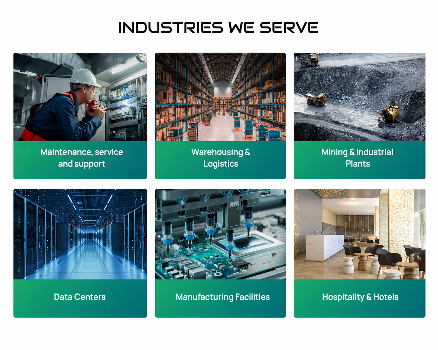 Industries We Serve